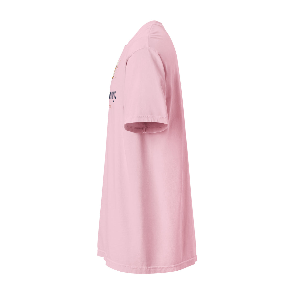 One Tile Away mahjong t-shirt in Blossom, left side view