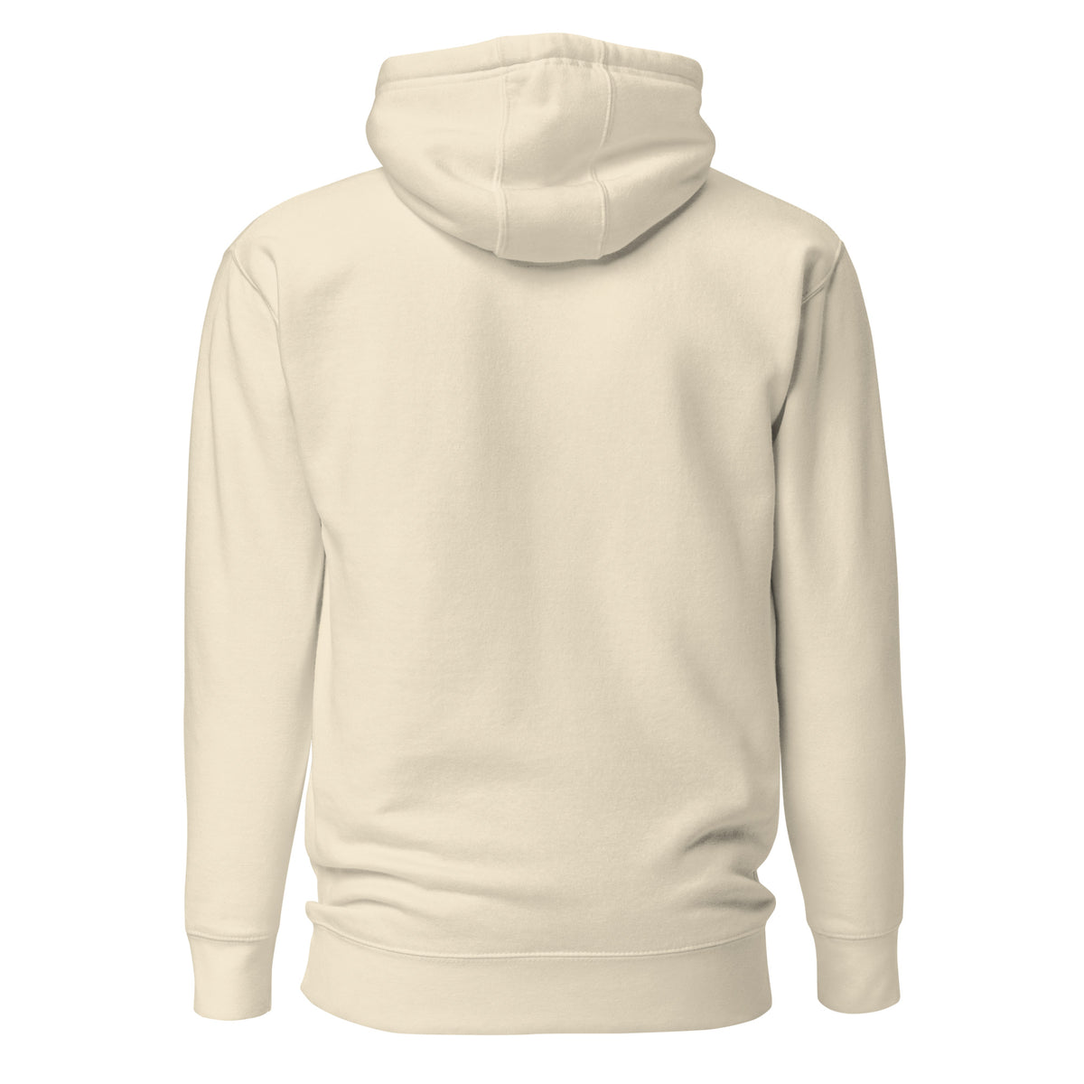 Here for the Charleston mahjong hoodie in Bone, back view