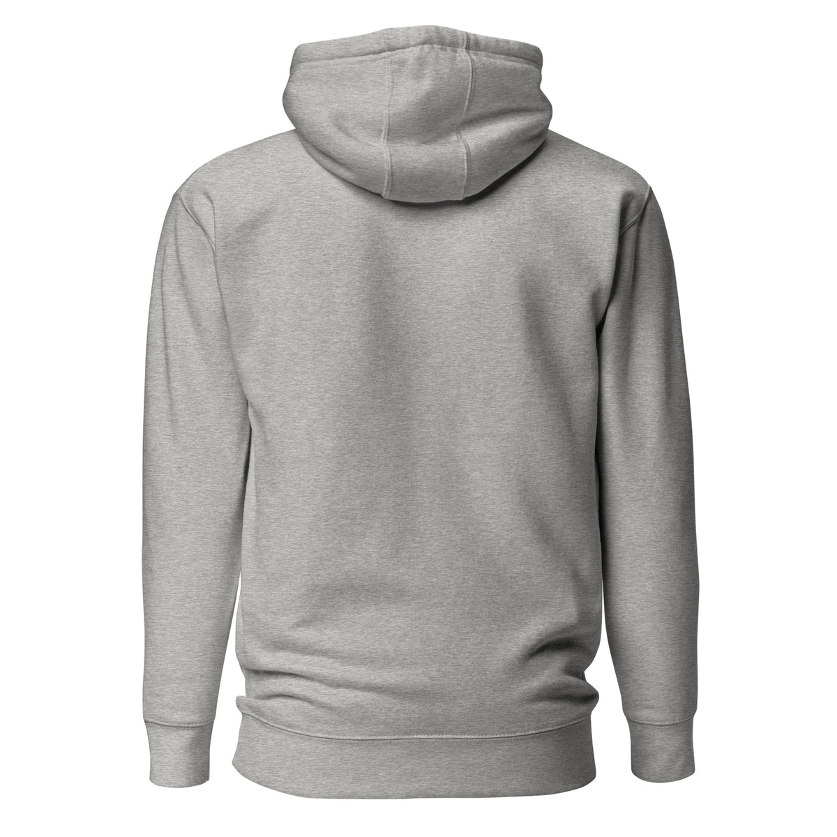 Here for the Charleston mahjong hoodie in Carbon Grey, back view