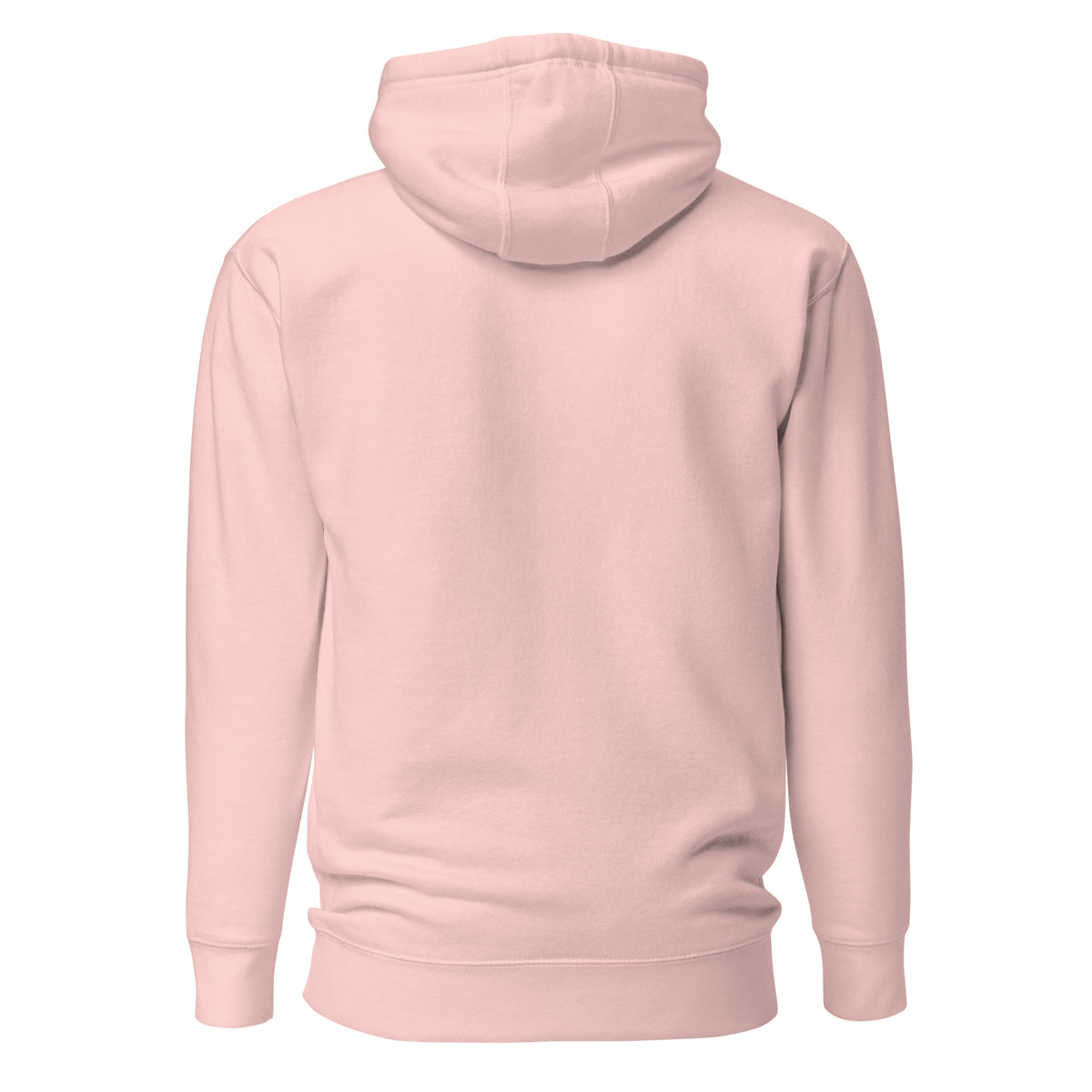 Here for the Charleston mahjong hoodie in Light Pink, back view
