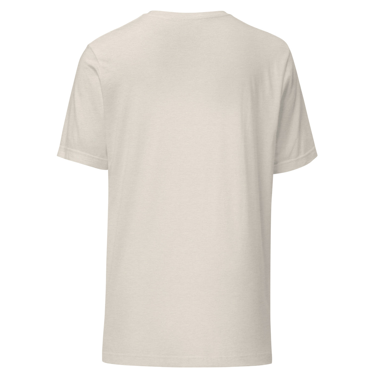 Joker Hoarder funny mahjong t-shirt in heather dust, back view (blank back)