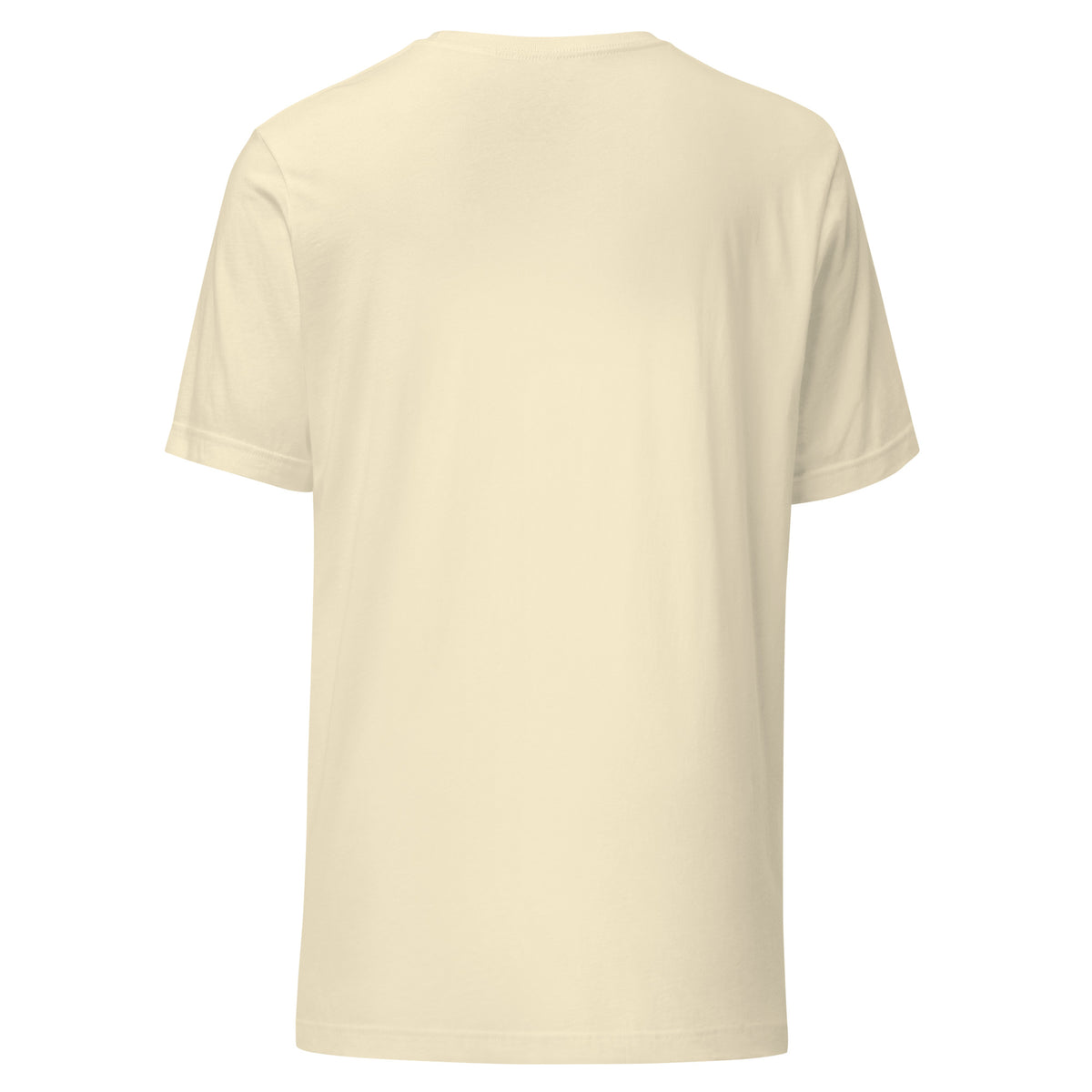 Joker Hoarder funny mahjong t-shirt in natural, back view (blank back)