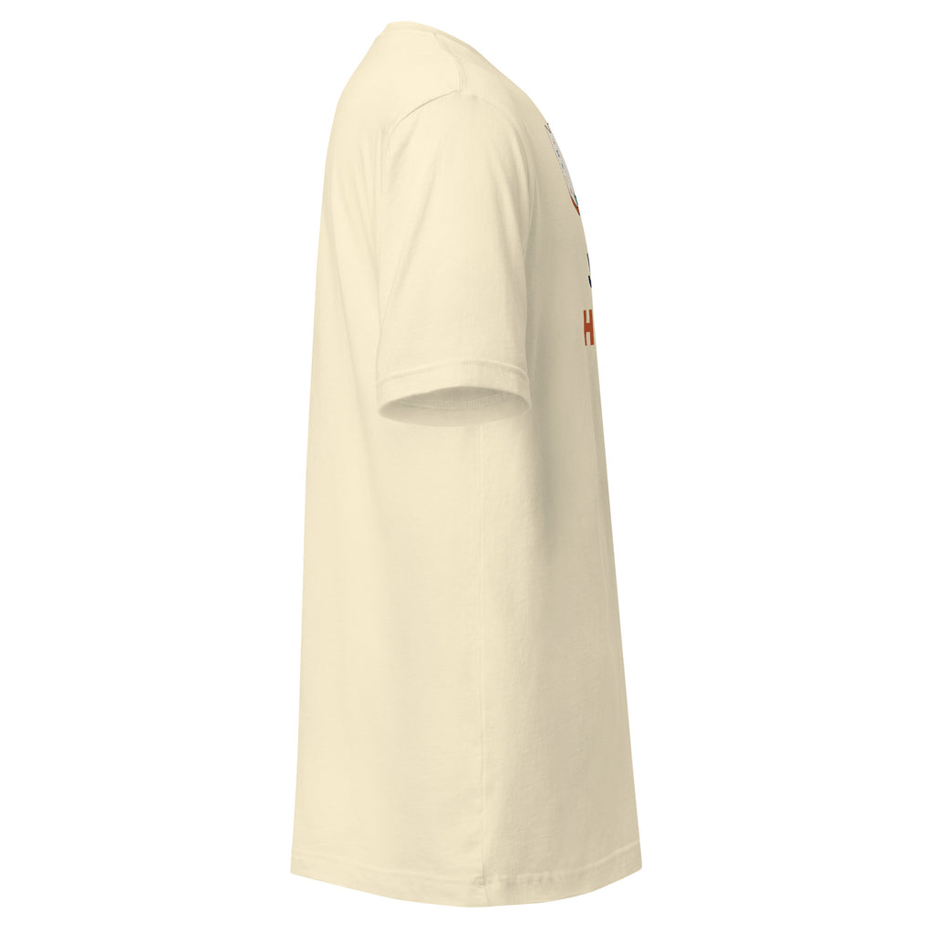 Joker Hoarder funny mahjong t-shirt in natural, right side view