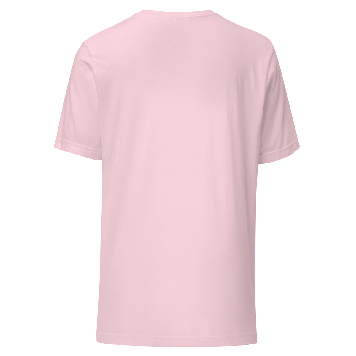 Joker Hoarder funny mahjong t-shirt in soft pink, back view (blank back)