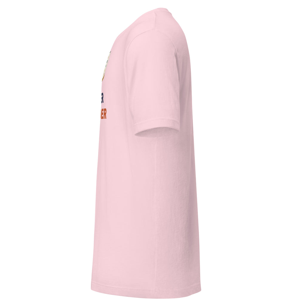 Joker Hoarder funny mahjong t-shirt in soft pink, left side view