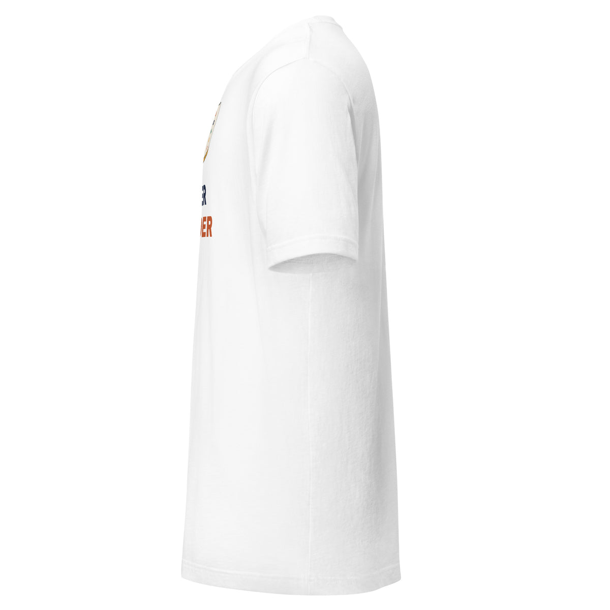 Joker Hoarder funny mahjong t-shirt in white, left side view