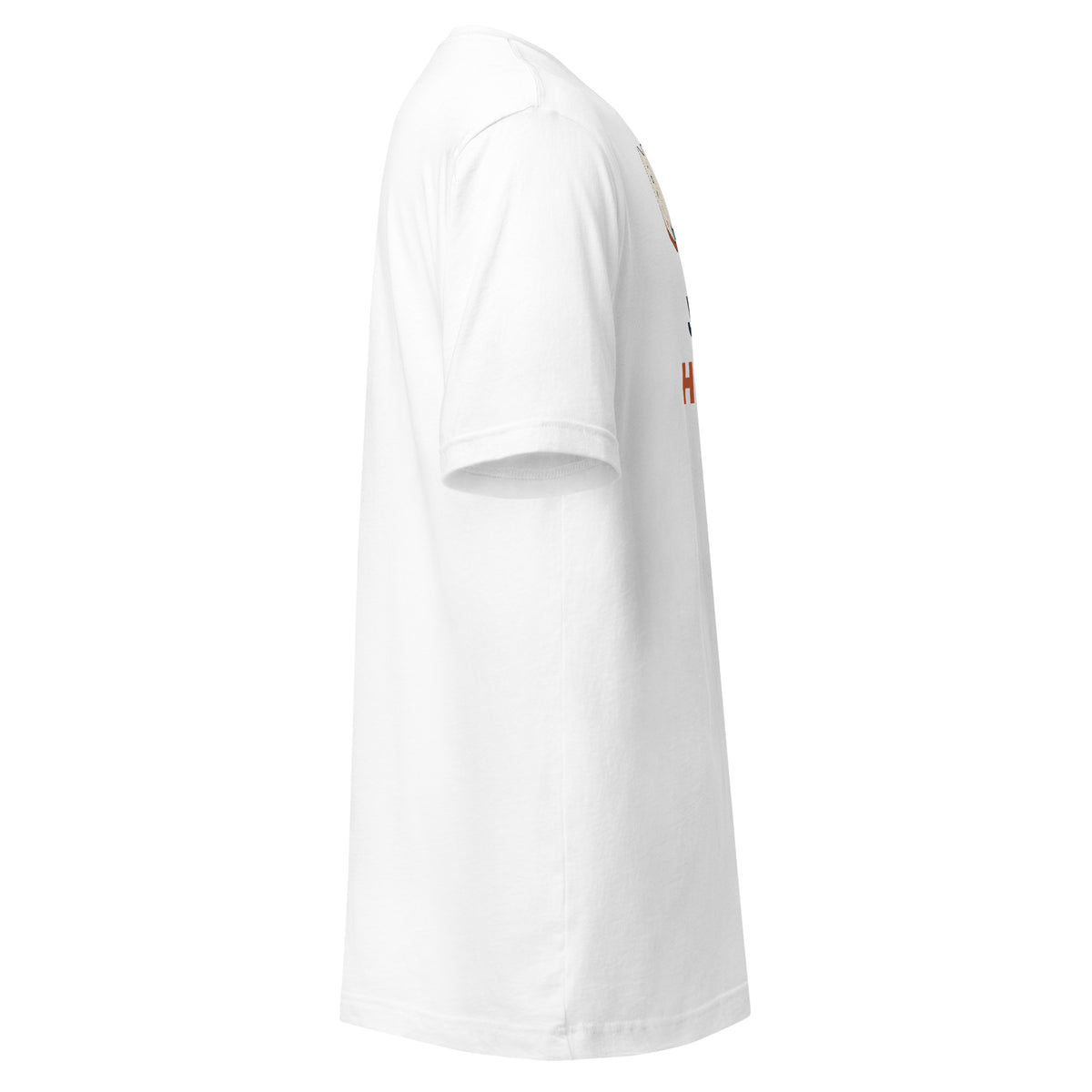 Joker Hoarder funny mahjong t-shirt in white, right side view